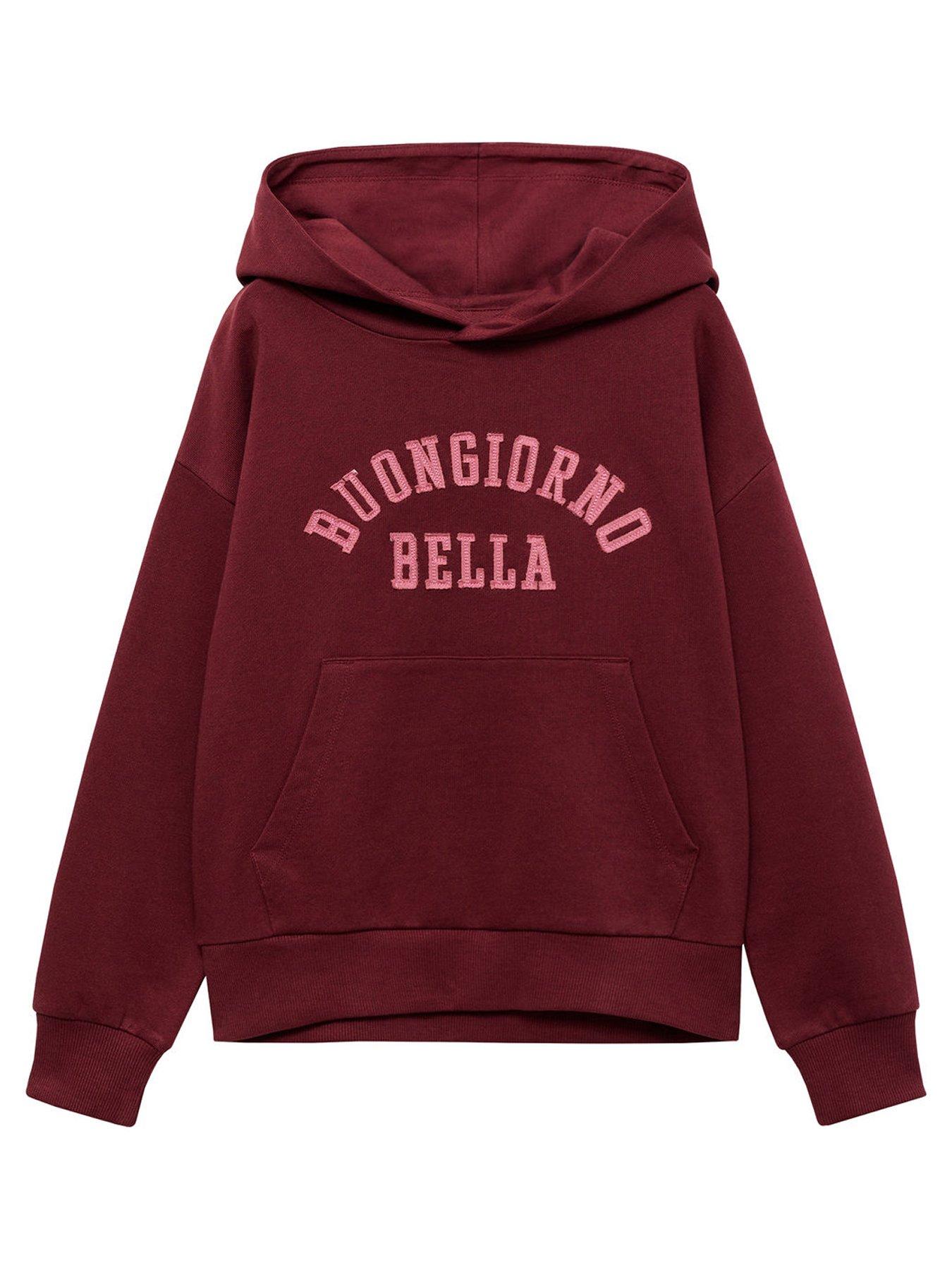 mango-girls-bella-hoody-dark-red