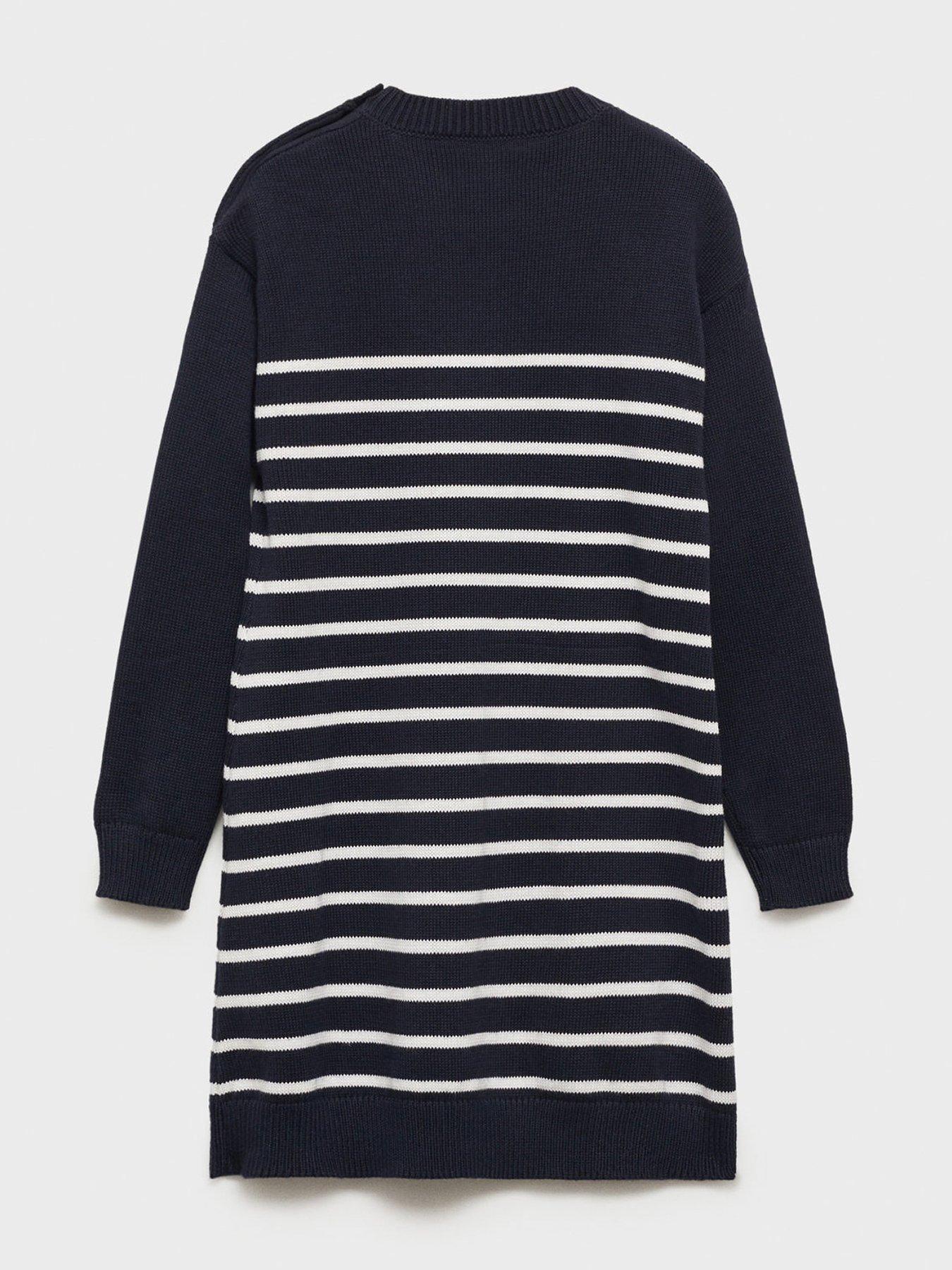 mango-girls-striped-long-sleeve-knitted-dress-navyback