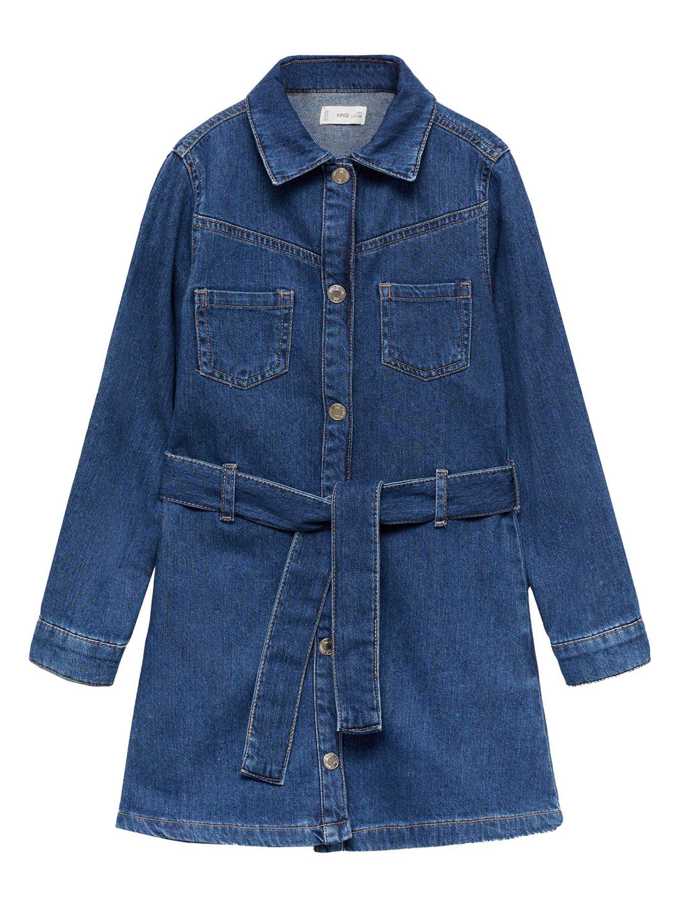 mango-girls-long-sleeve-denim-shirt-dress-dark-blue