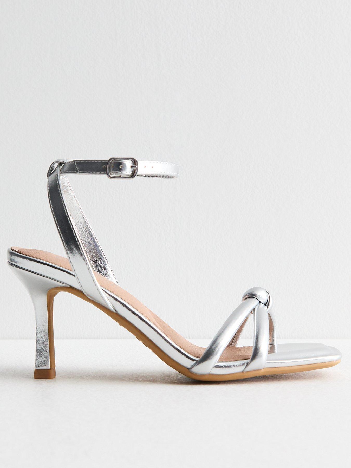 new-look-knot-front-stiletto-heel-sandals-silver