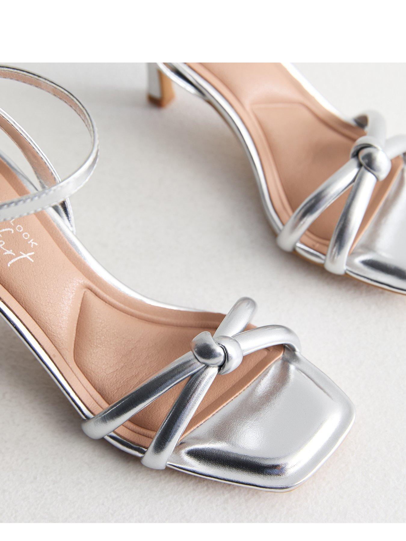 new-look-knot-front-stiletto-heel-sandals-silverdetail