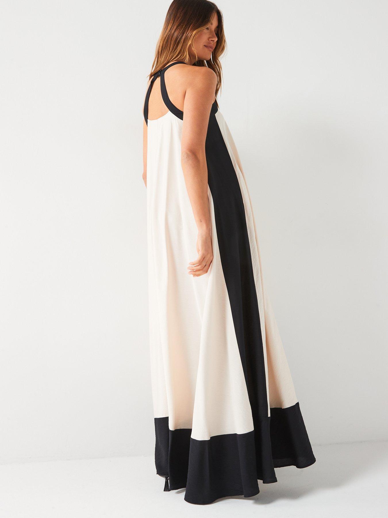 v-by-very-sleeveless-colour-block-volume-maxi-dress-multistillFront