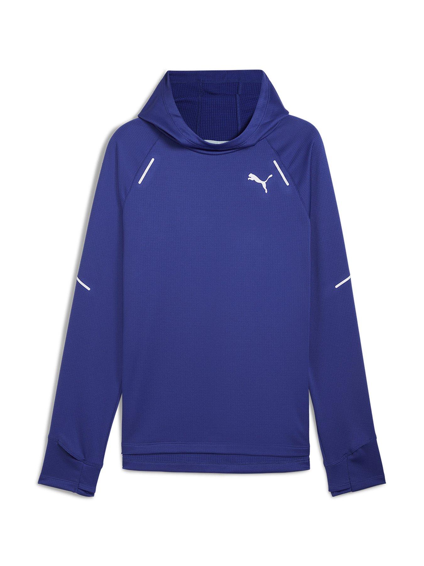 puma-mens-running-grid-fleece-hoodie-blue