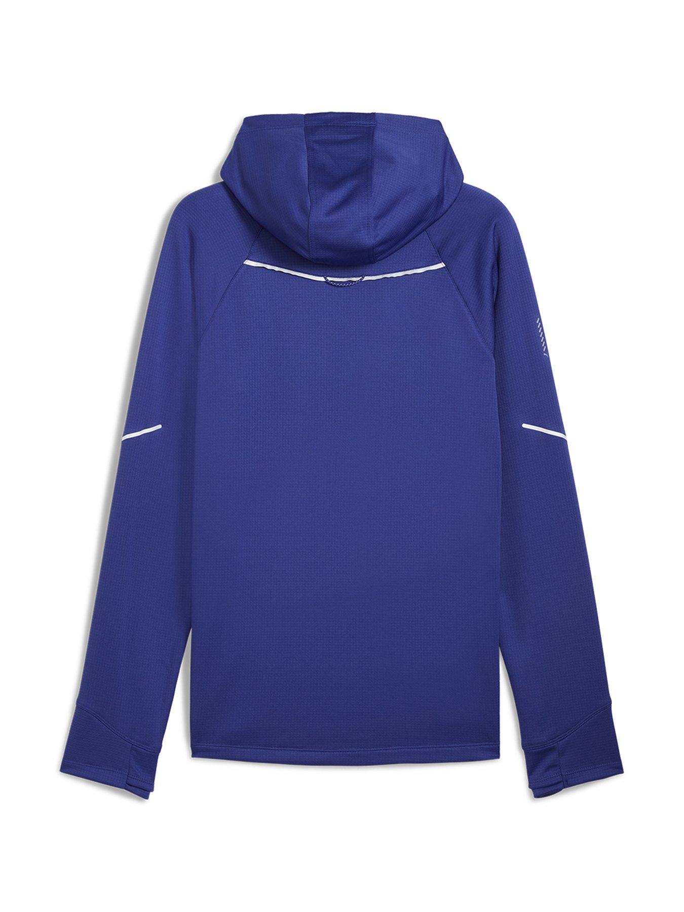 puma-mens-running-grid-fleece-hoodie-bluestillFront