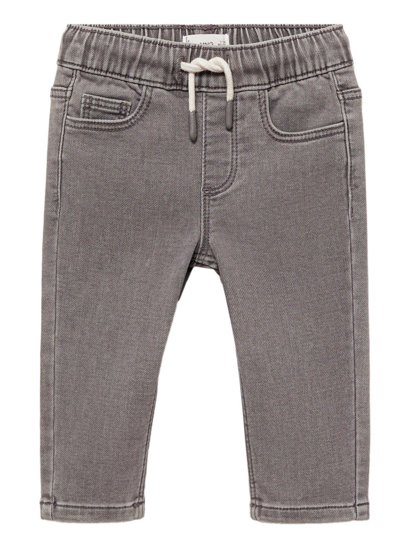 mango-younger-boys-elasticated-waist-jeans-grey