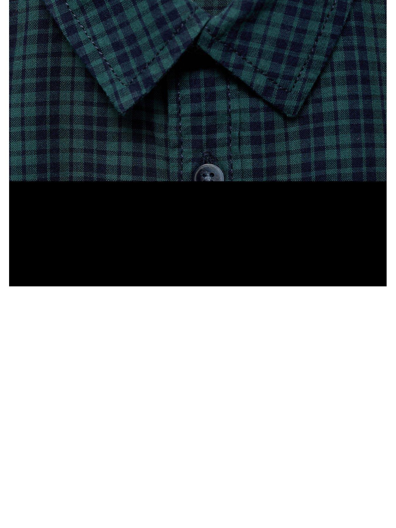 mango-younger-boys-checked-long-sleeve-shirt-dark-greendetail