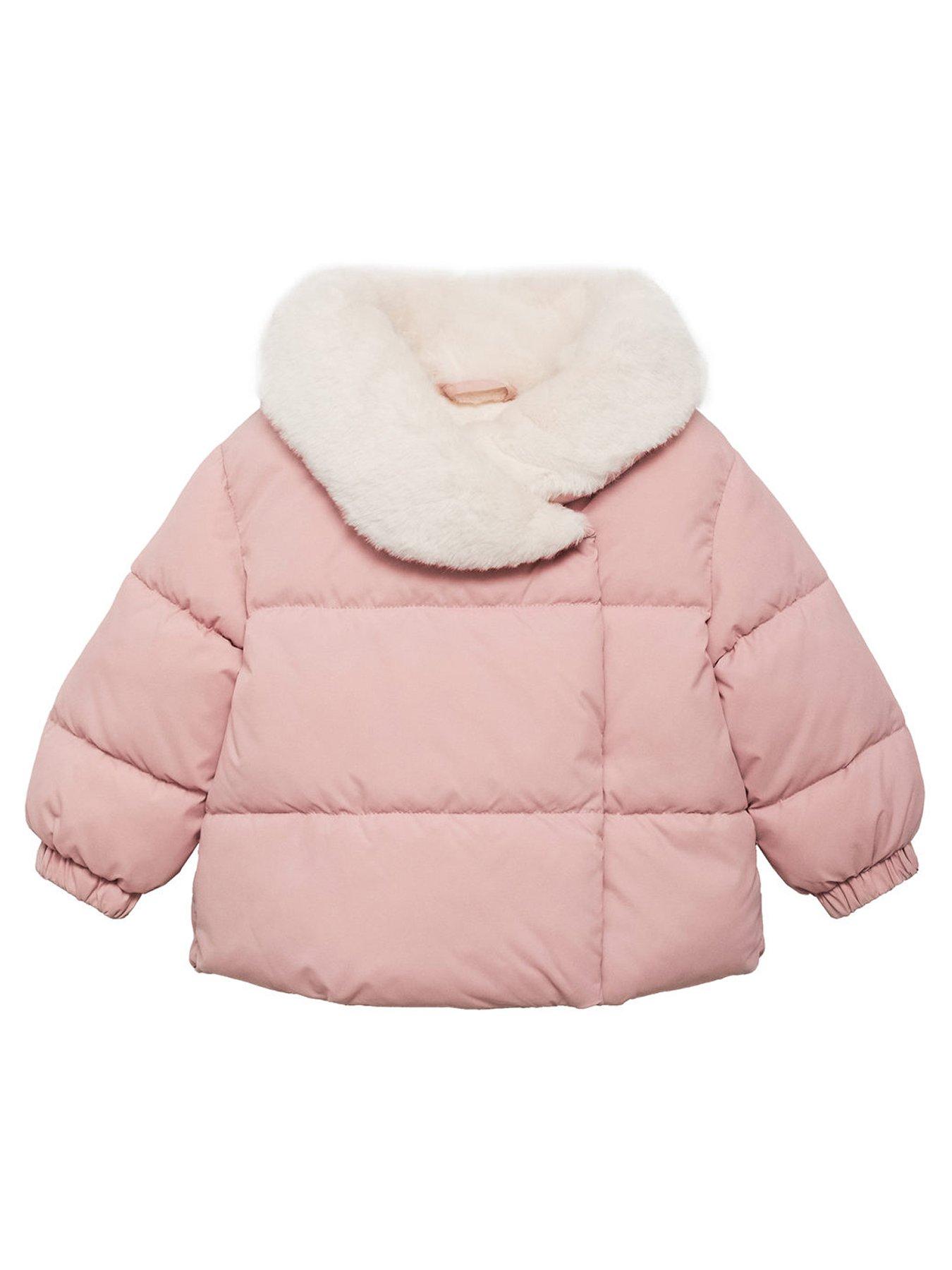 mango-younger-girls-fleece-lined-funnel-neck-coat-light-pink