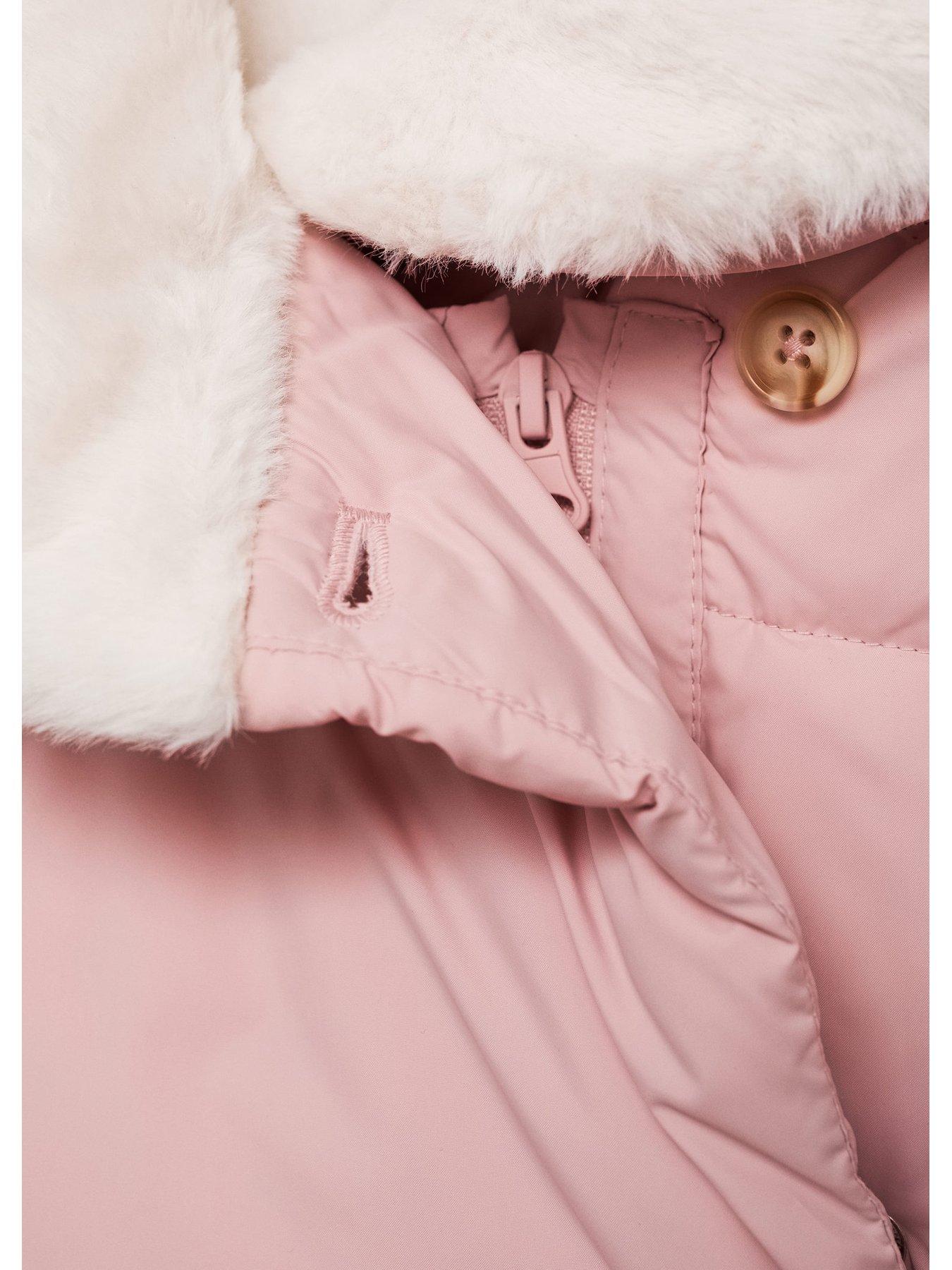 mango-younger-girls-fleece-lined-funnel-neck-coat-light-pinkoutfit