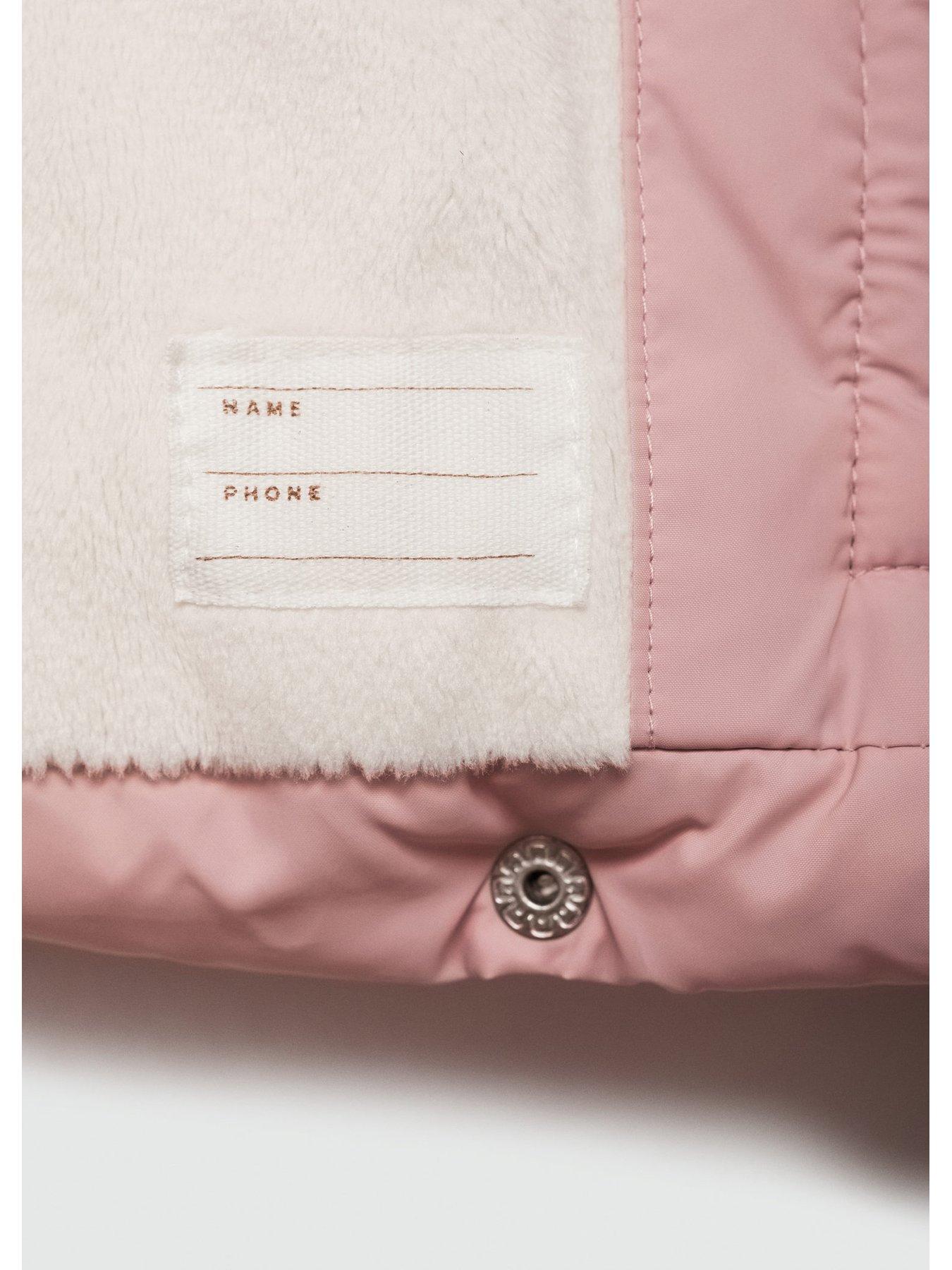 mango-younger-girls-fleece-lined-funnel-neck-coat-light-pinkdetail