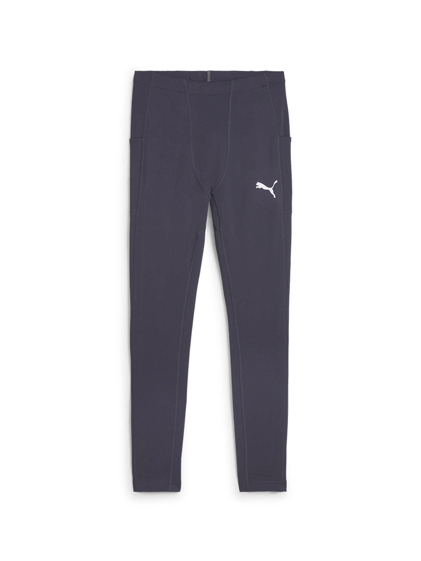 undefined Mens Running Brushed Tights - Grey