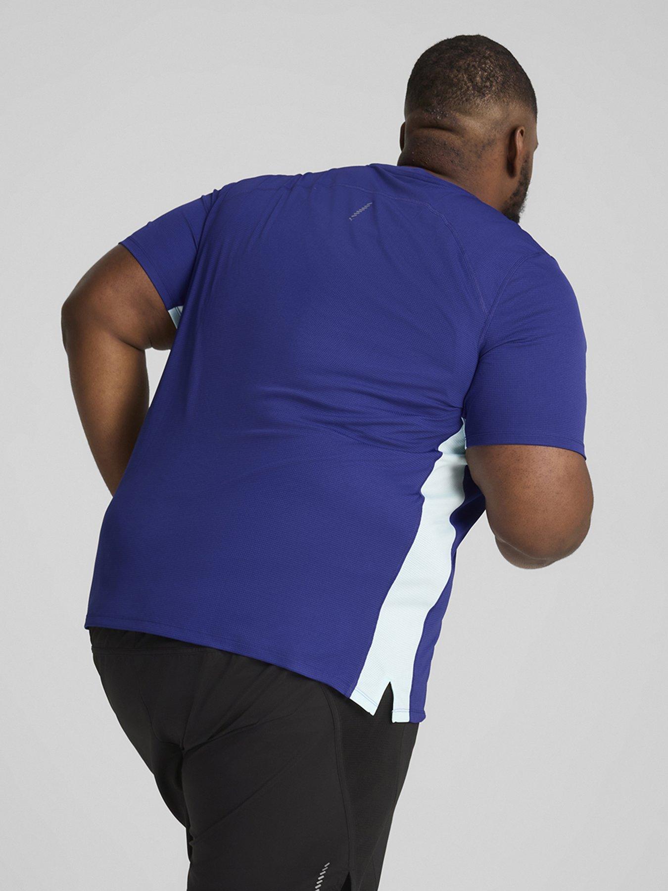 Image 2 of 6 of Puma Mens Running Favourite Velocity T-Shirt - Blue