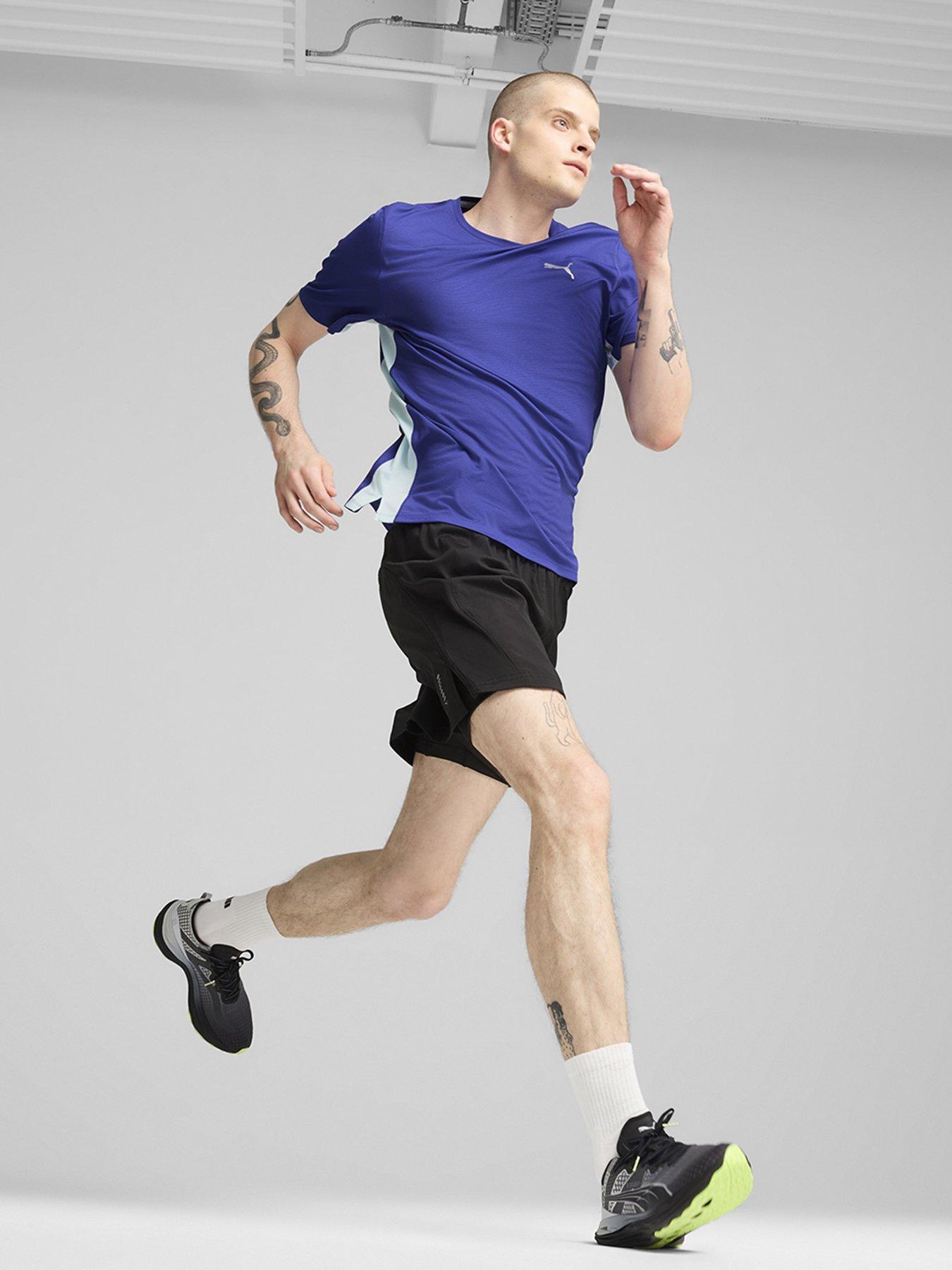 Image 3 of 6 of Puma Mens Running Favourite Velocity T-Shirt - Blue