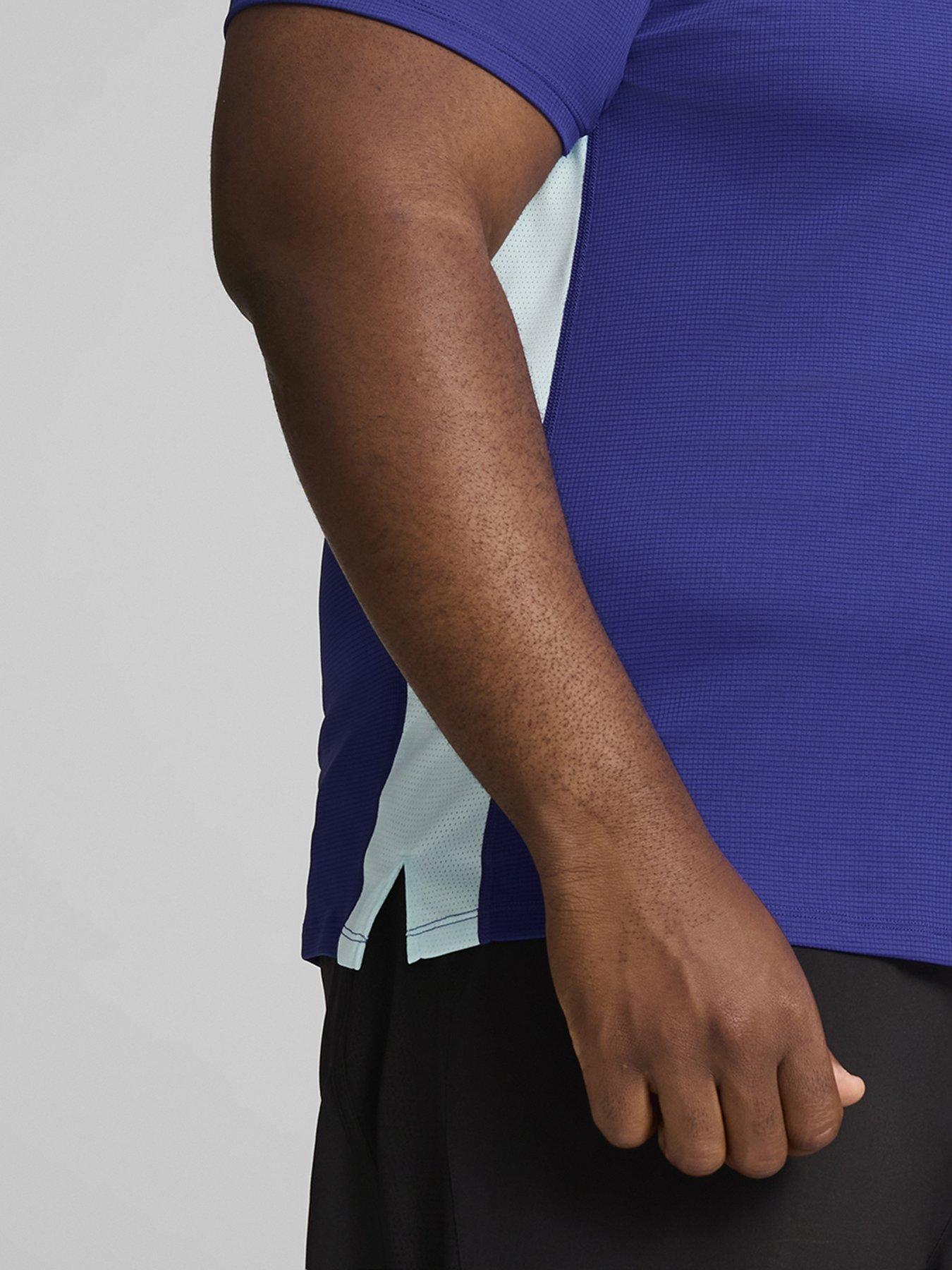 Image 4 of 6 of Puma Mens Running Favourite Velocity T-Shirt - Blue
