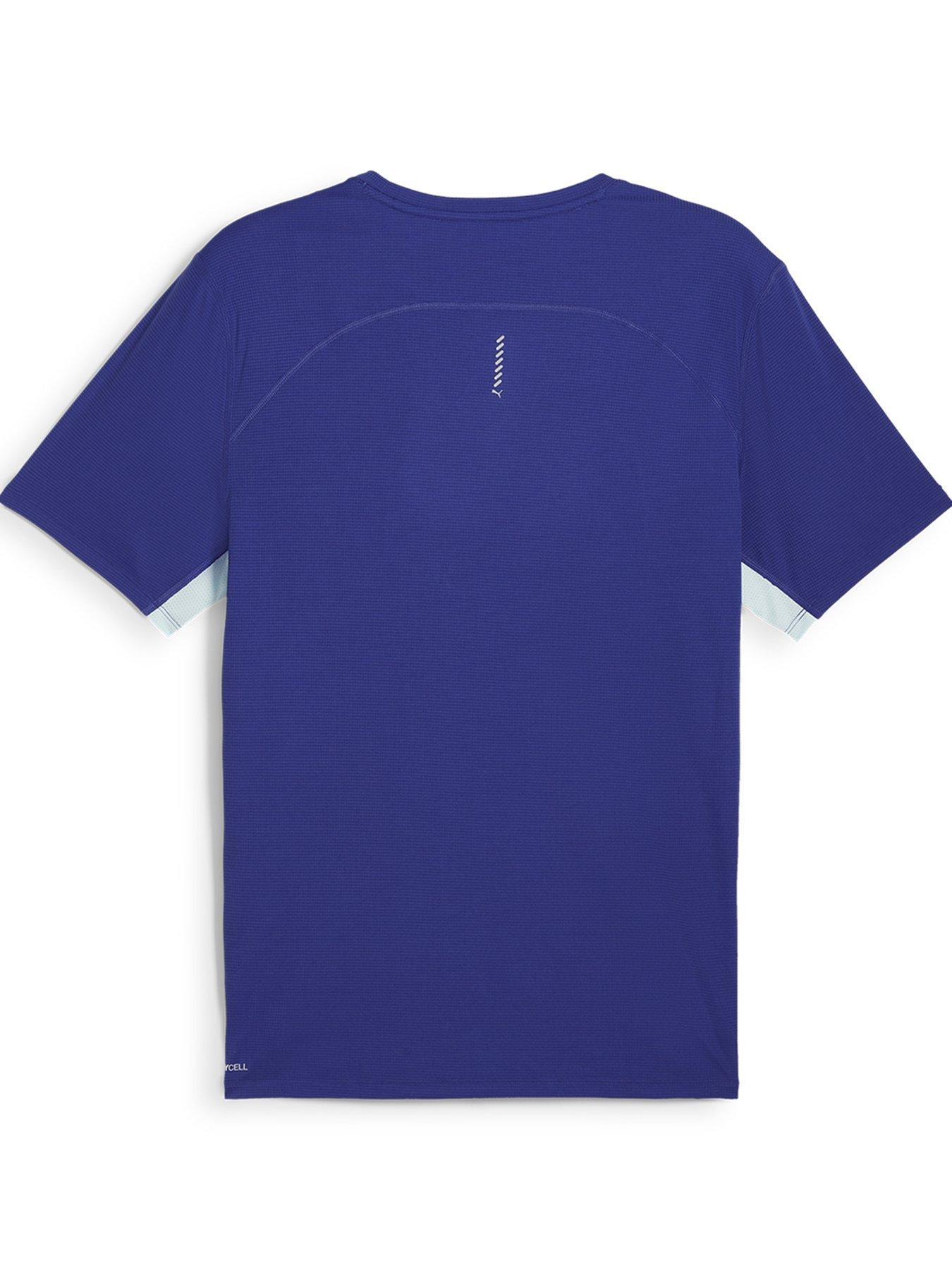Image 6 of 6 of Puma Mens Running Favourite Velocity T-Shirt - Blue