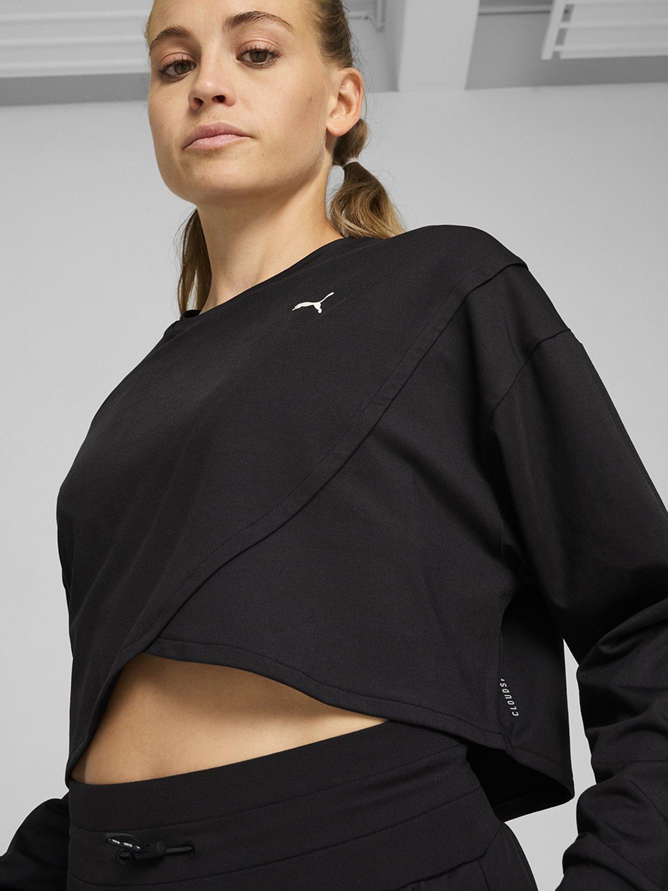 puma-womens-training-cloudspun-crossover-crew-blackoutfit