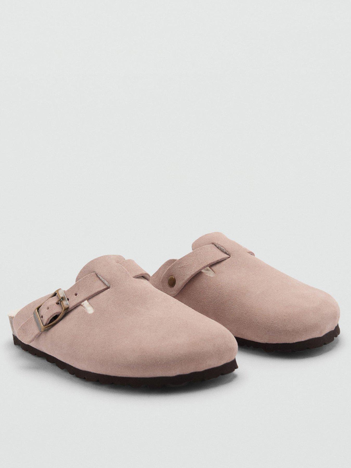 mango-girls-faux-fur-lined-suede-clogs-light-pinkstillFront