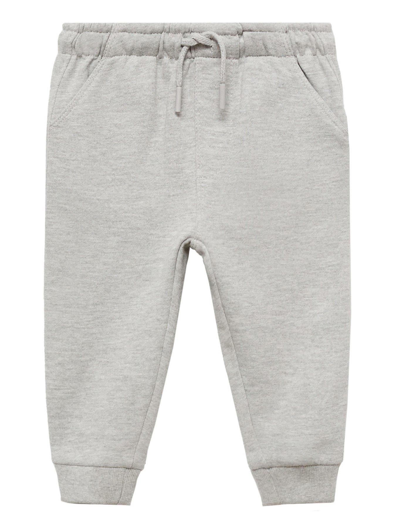 Younger Boys Joggers Light Grey