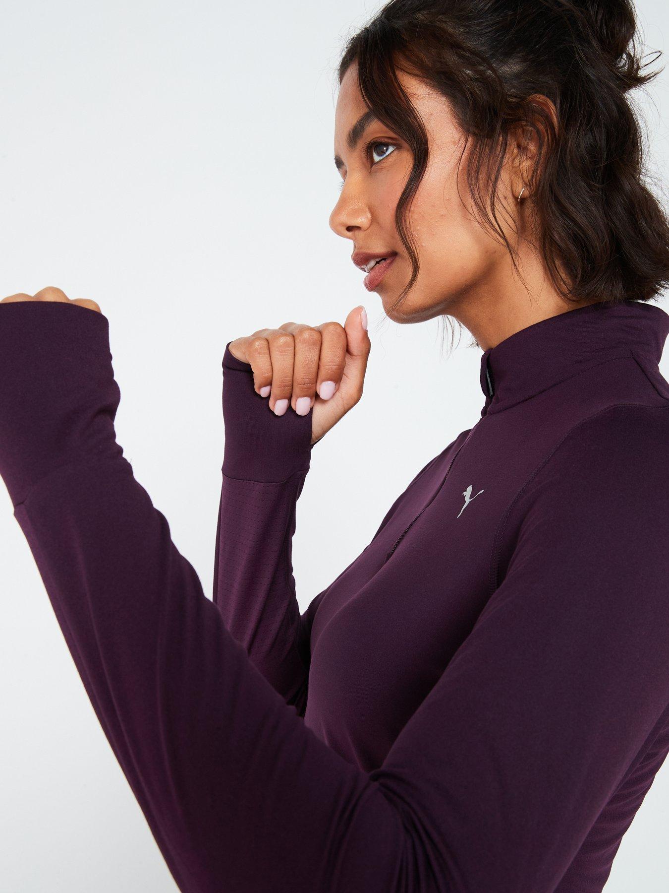 puma-womens-running-favorite-14-zip-purpleoutfit