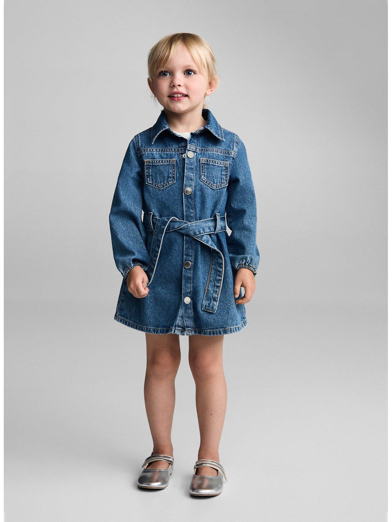 Mango pocket denim shirt dress best sale