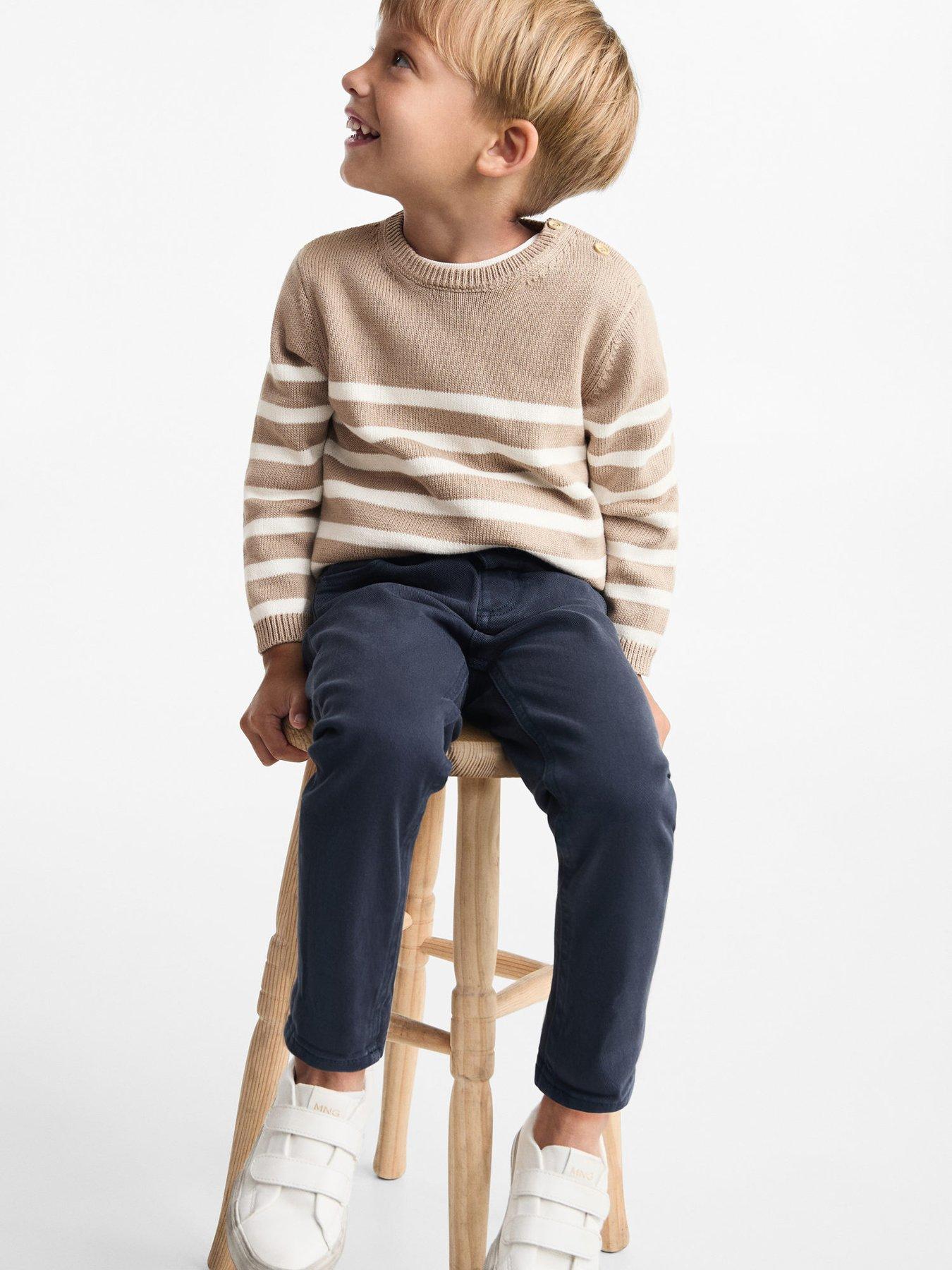 mango-younger-boys-striped-knitted-jumper-beigestillFront