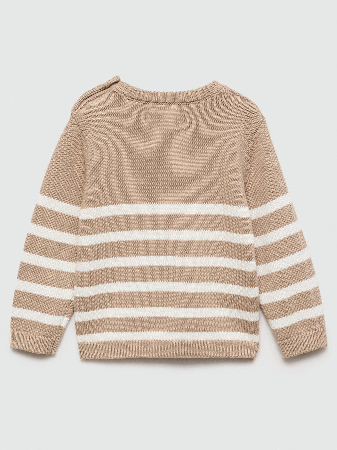 mango-younger-boys-striped-knitted-jumper-beigeback