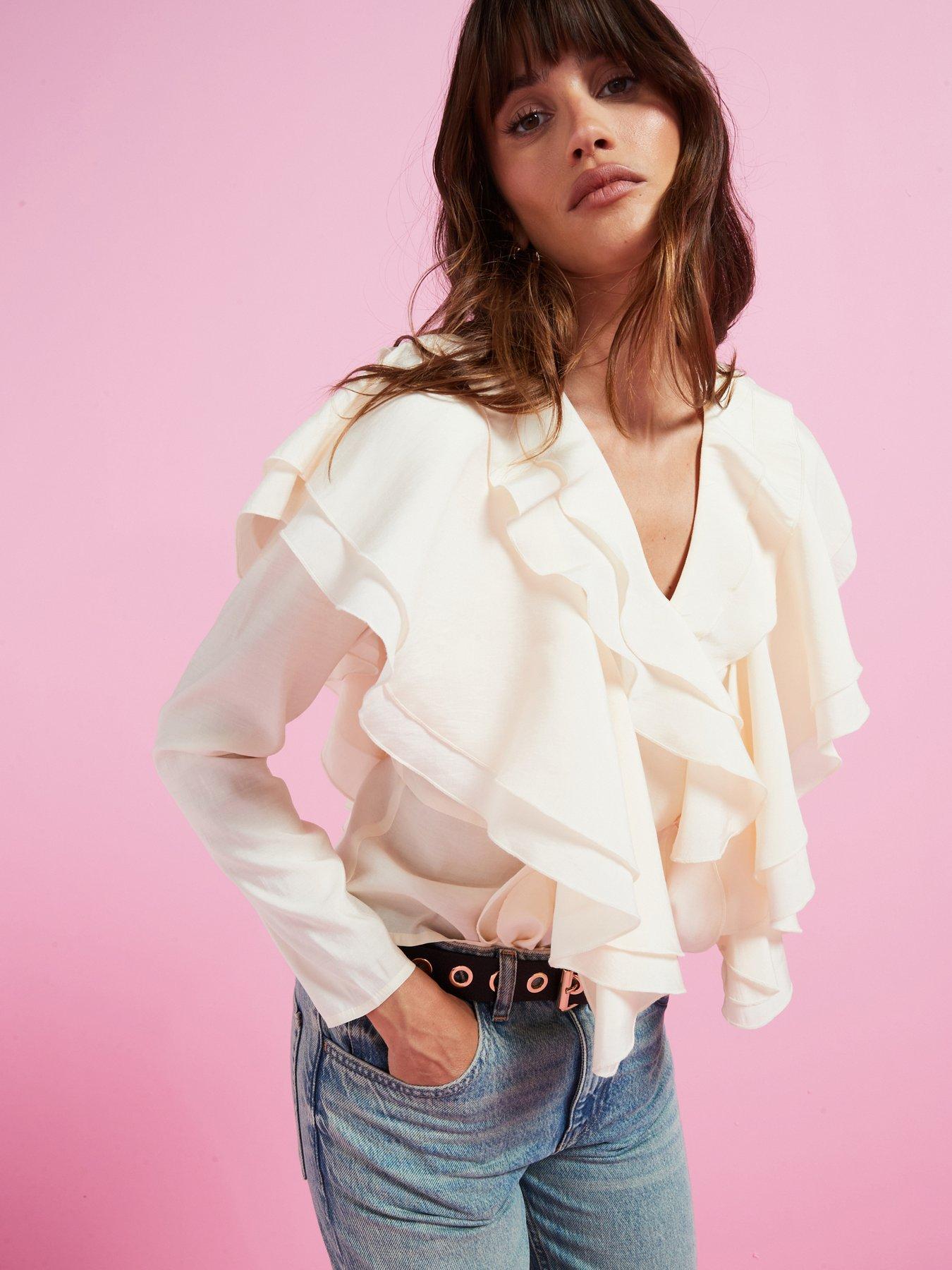 v-by-very-soft-ruffle-long-sleeve-blouse-buttermilk