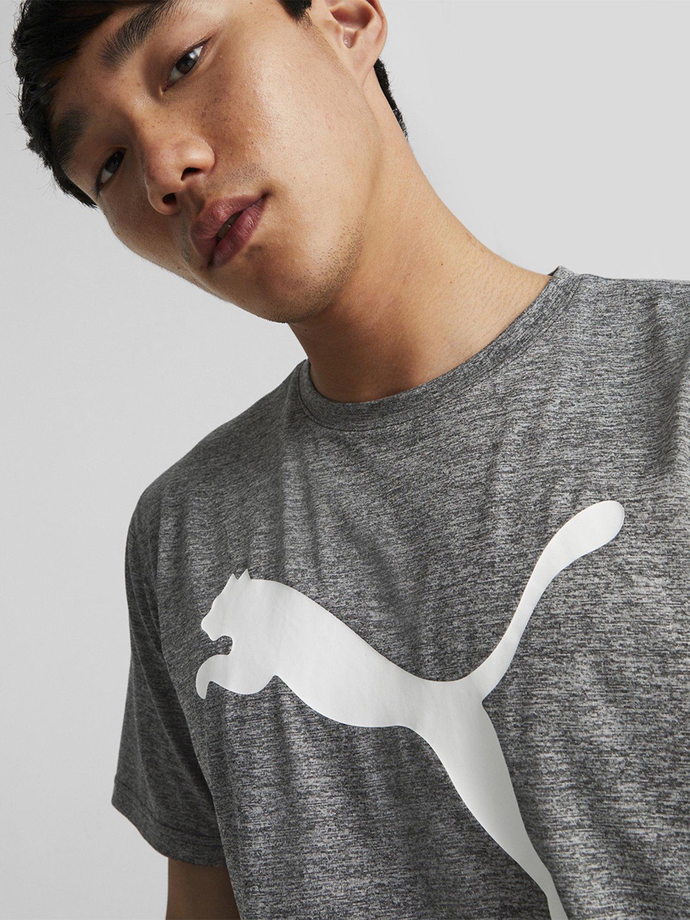 puma-mens-training-fav-heather-cat-tee-blackoutfit