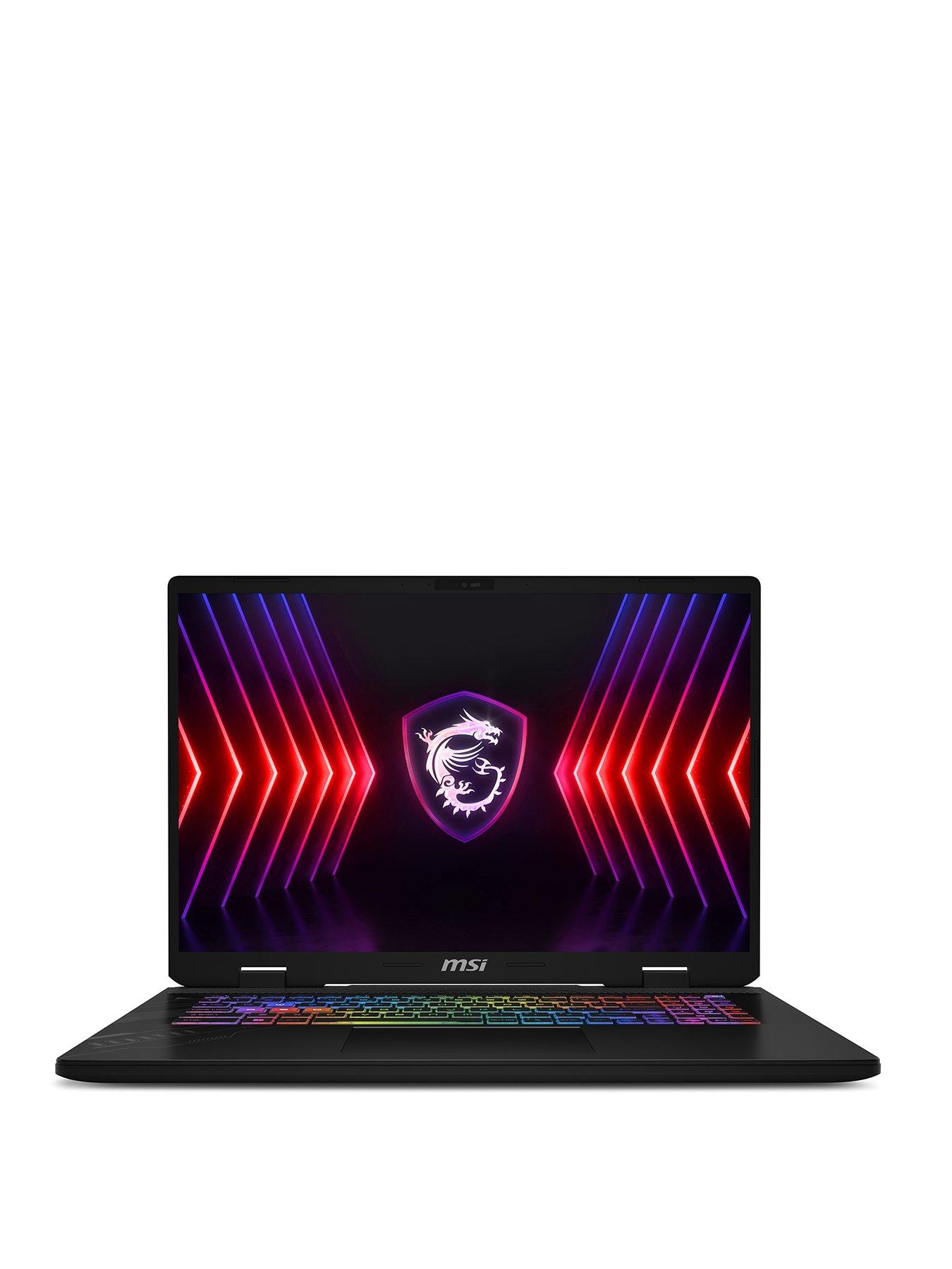 Image 1 of 7 of MSI Crosshair Gaming laptop - GeForce RTX 4060 - Intel Core i7 - 16GB RAM - 1TB SSD - 17in QHD 2560X1600 - Black