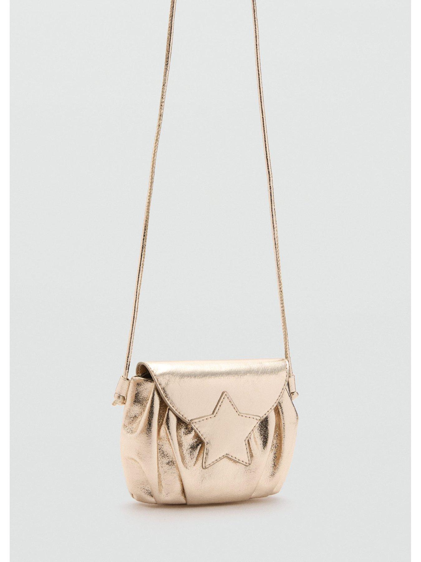 mango-girls-metallic-star-bag-goldback