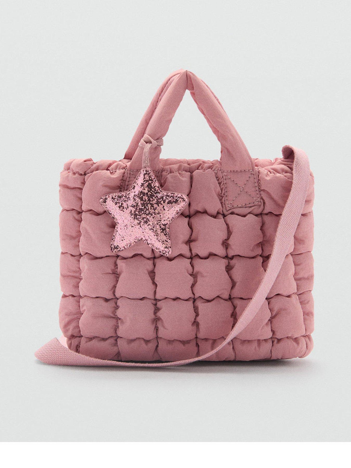 Image 1 of 4 of Mango Girls Quilted Bag - Light Pink