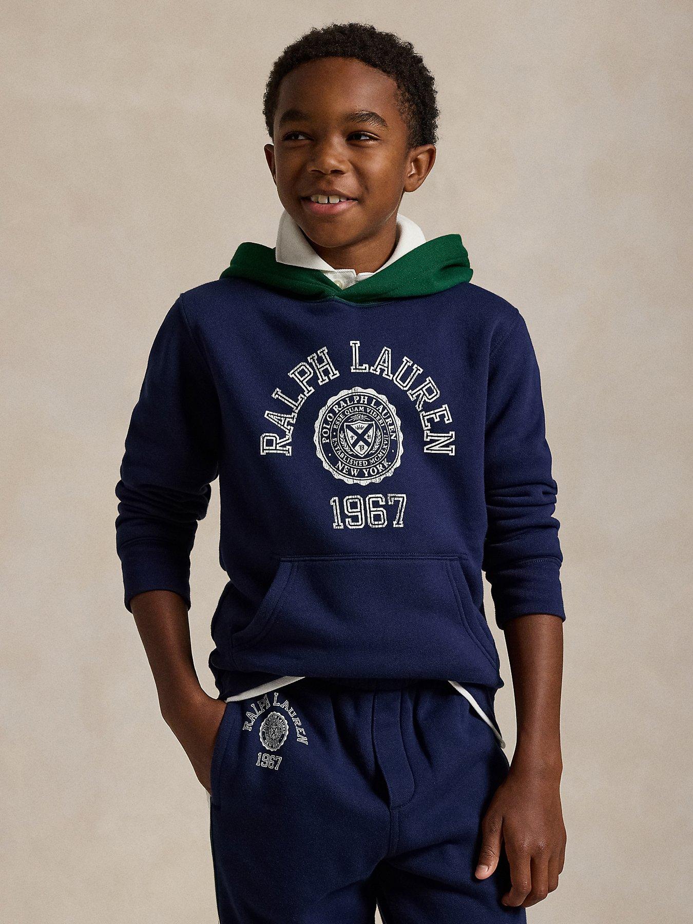undefined Boys 1967 Logo Hoodie - Navy