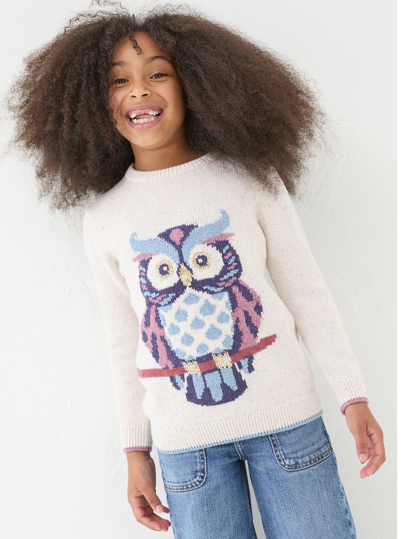 fatface-girls-orla-owl-jumper-ivory