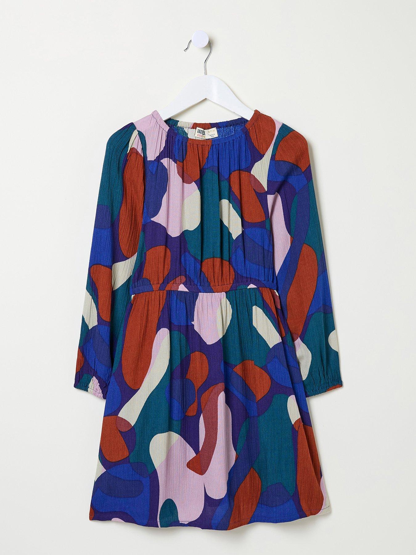 fatface-girls-sasha-abstract-midi-dress-multi