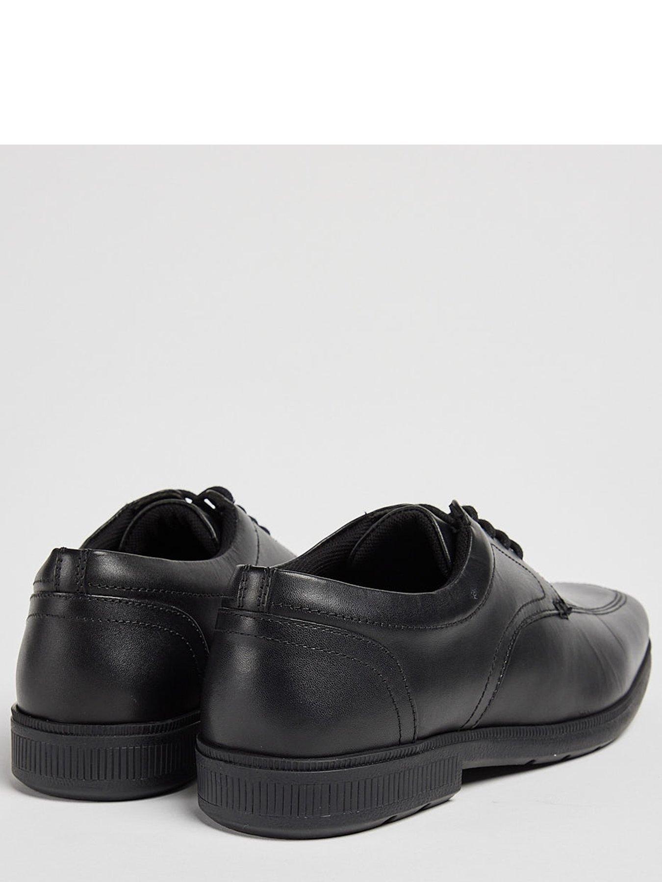 Image 4 of 6 of Pod Hornet Black Leather Lace Up School Shoe - Black