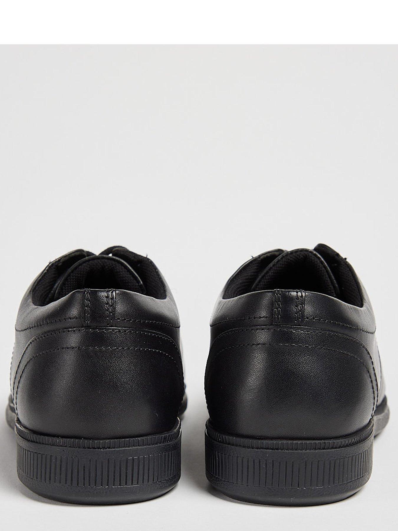 Image 5 of 6 of Pod Hornet Black Leather Lace Up School Shoe - Black
