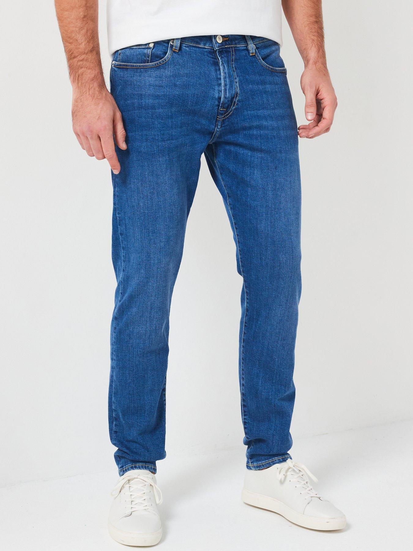 undefined Tapered Fit Jeans - Blue