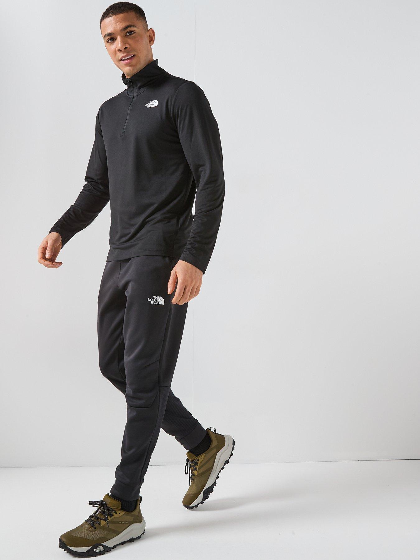 Image 3 of 6 of THE NORTH FACE Mens 24/7 1/4 Zip Tee - Black
