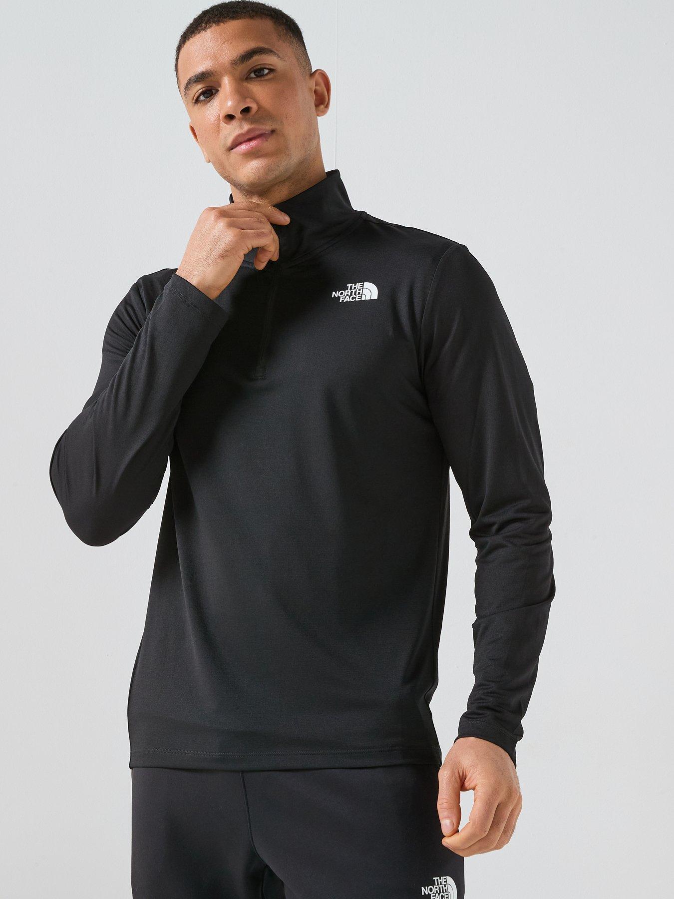 Image 5 of 6 of THE NORTH FACE Mens 24/7 1/4 Zip Tee - Black