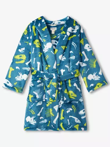 Hatley Fuzzy Fleece Robe - Dino Fossils Hatley Fuzzy Fleece Robe - Dino Fossils
