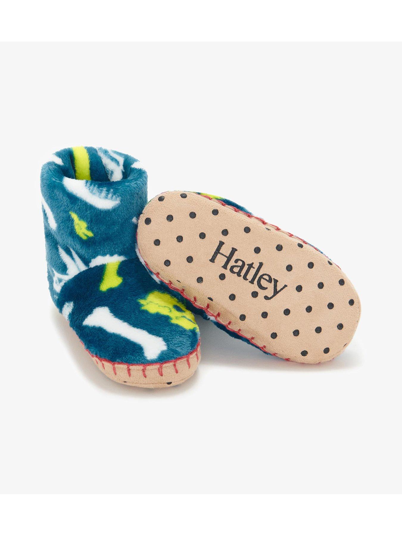 hatley-hatley-girls-fuzzy-fleece-dino-fossils-slipper-bootsback