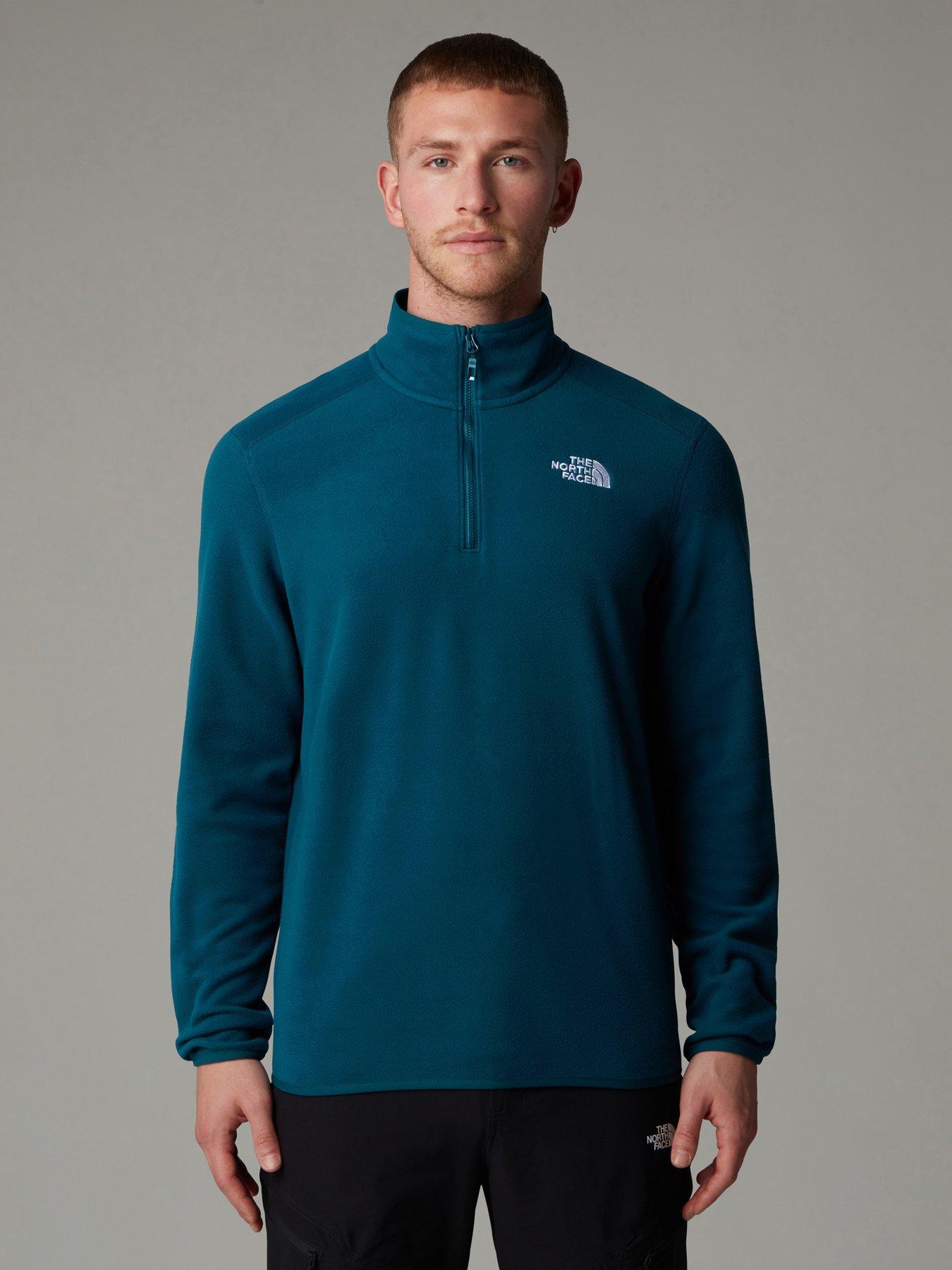 the-north-face-mens-100-glacier-14-zip-top-navy