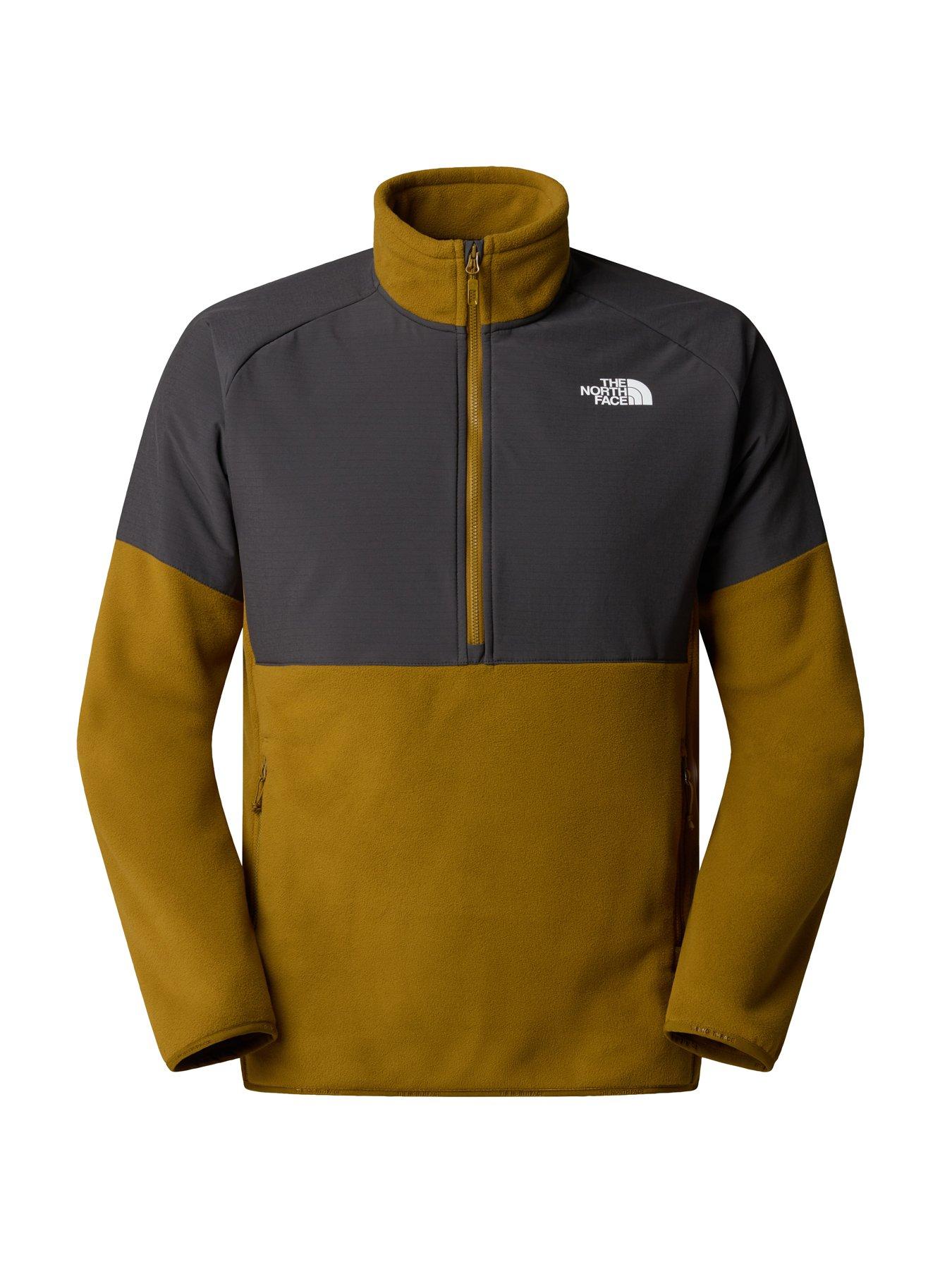 Mens Glacier Heavyweight 1 2 Zip Grey