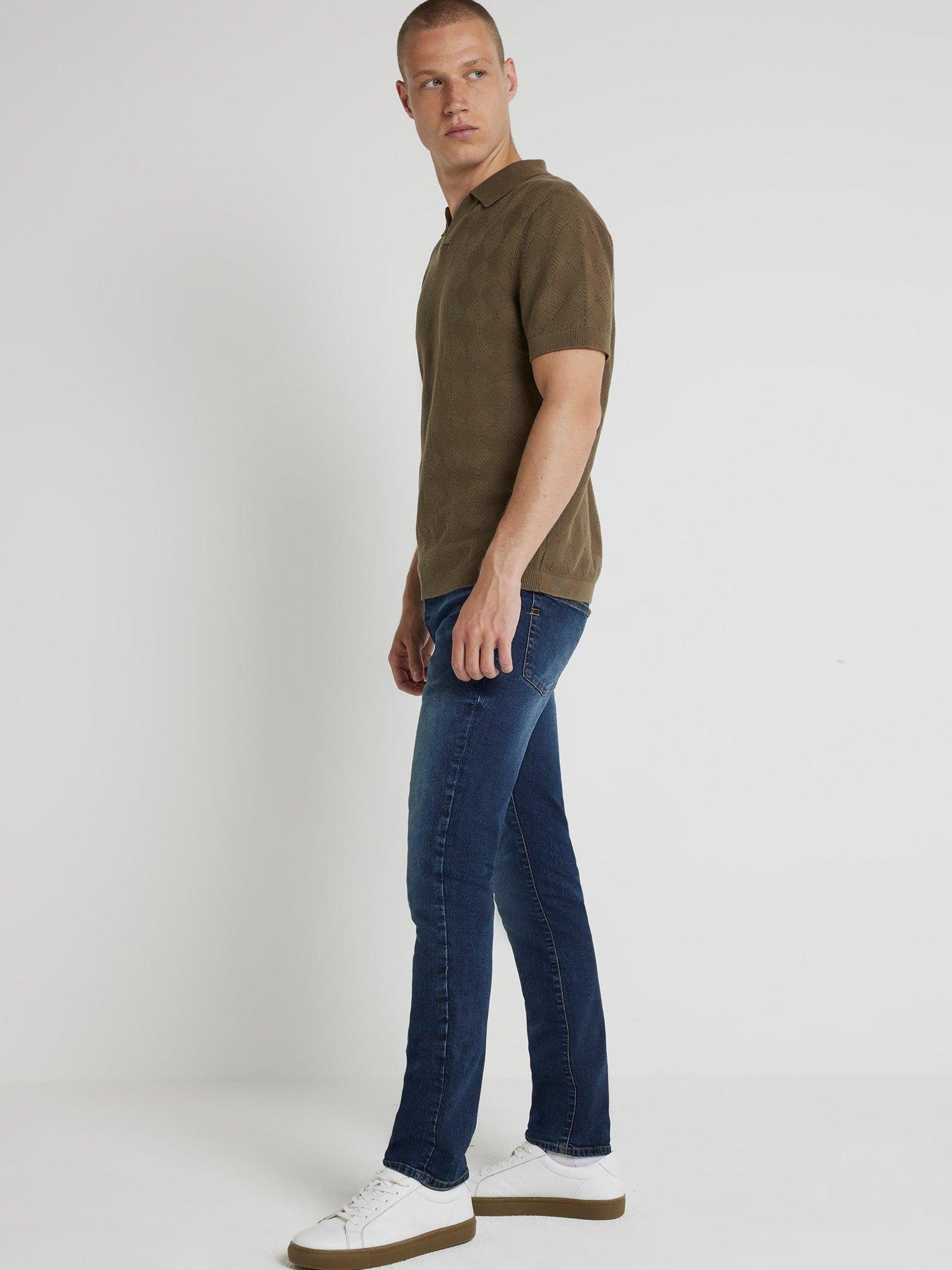 Image 3 of 6 of River Island Skinny Comet Jean - Dark Blue