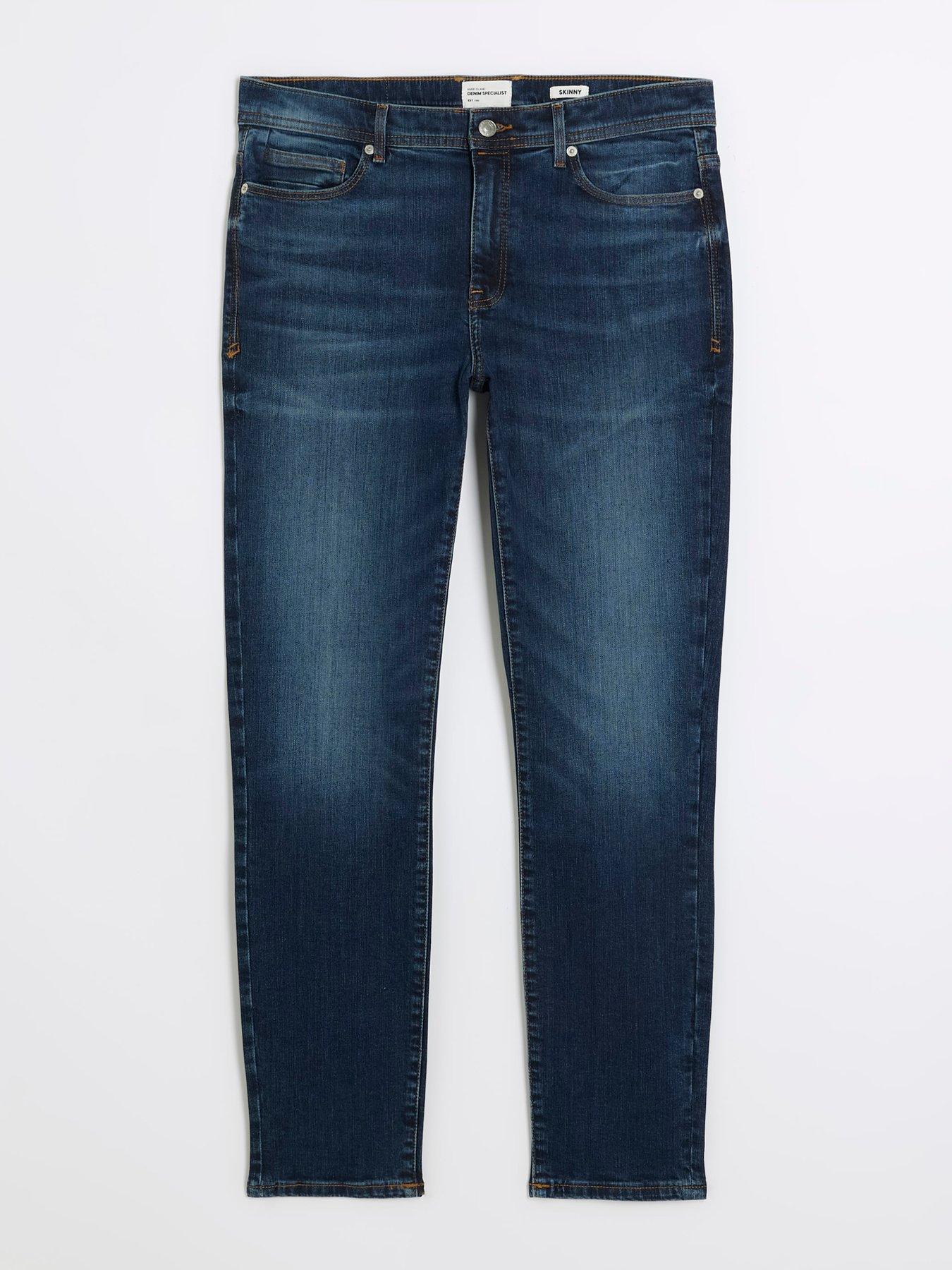 Image 4 of 6 of River Island Skinny Comet Jean - Dark Blue