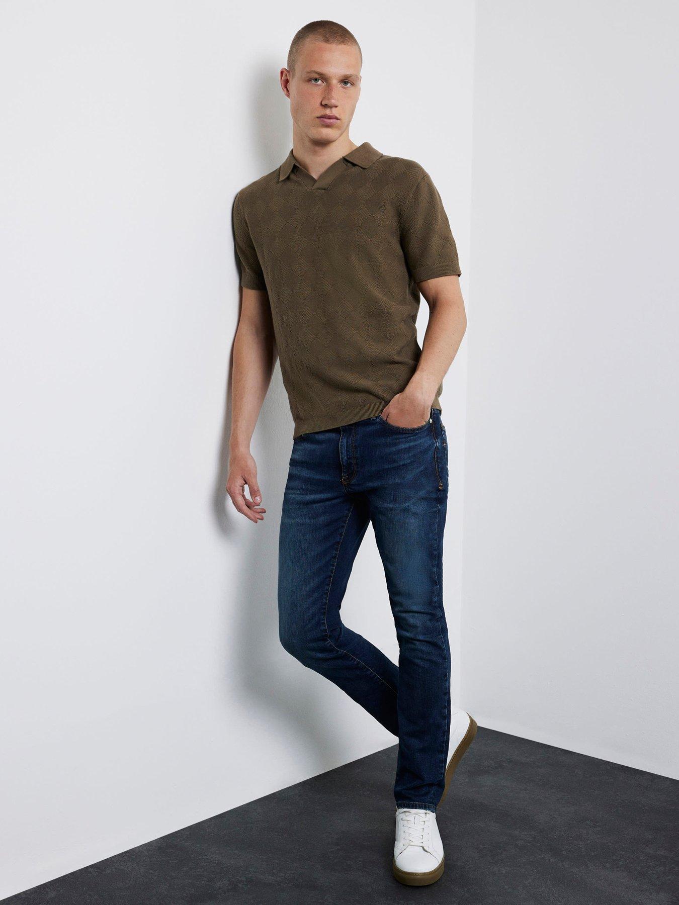 Image 6 of 6 of River Island Skinny Comet Jean - Dark Blue
