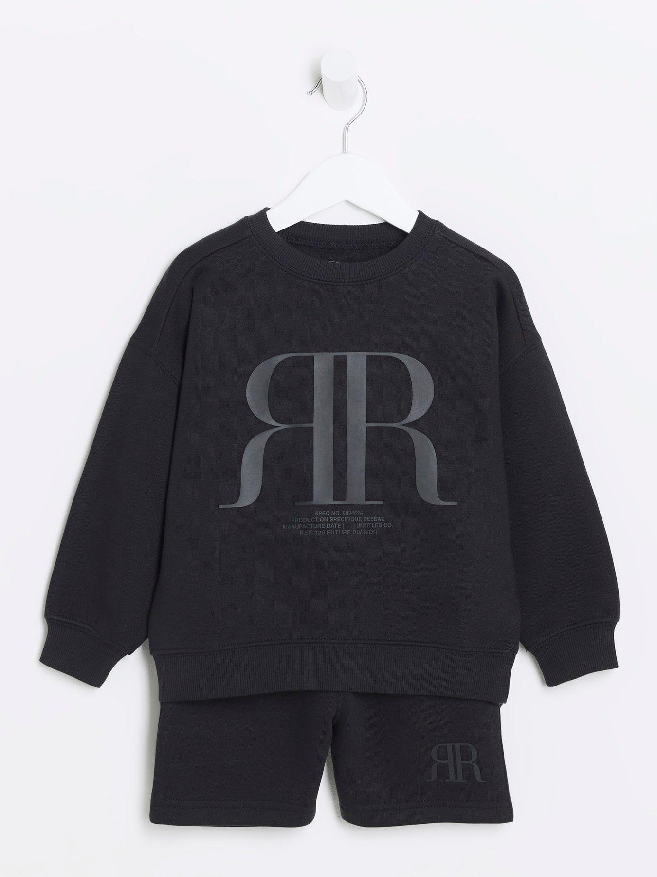 river-island-mini-mini-boys-embossed-ri-sweatshirt-set-blackstillFront