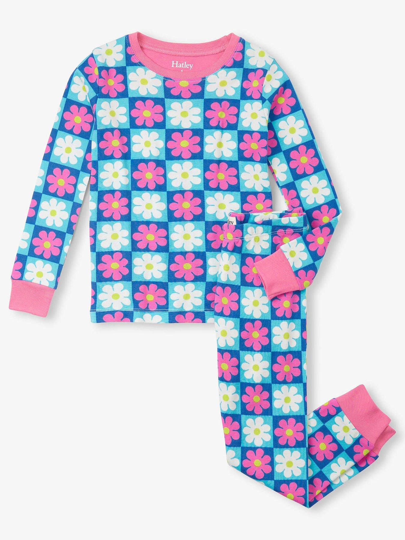 hatley-hatley-girls-rib-checkered-daisy-pyjamas