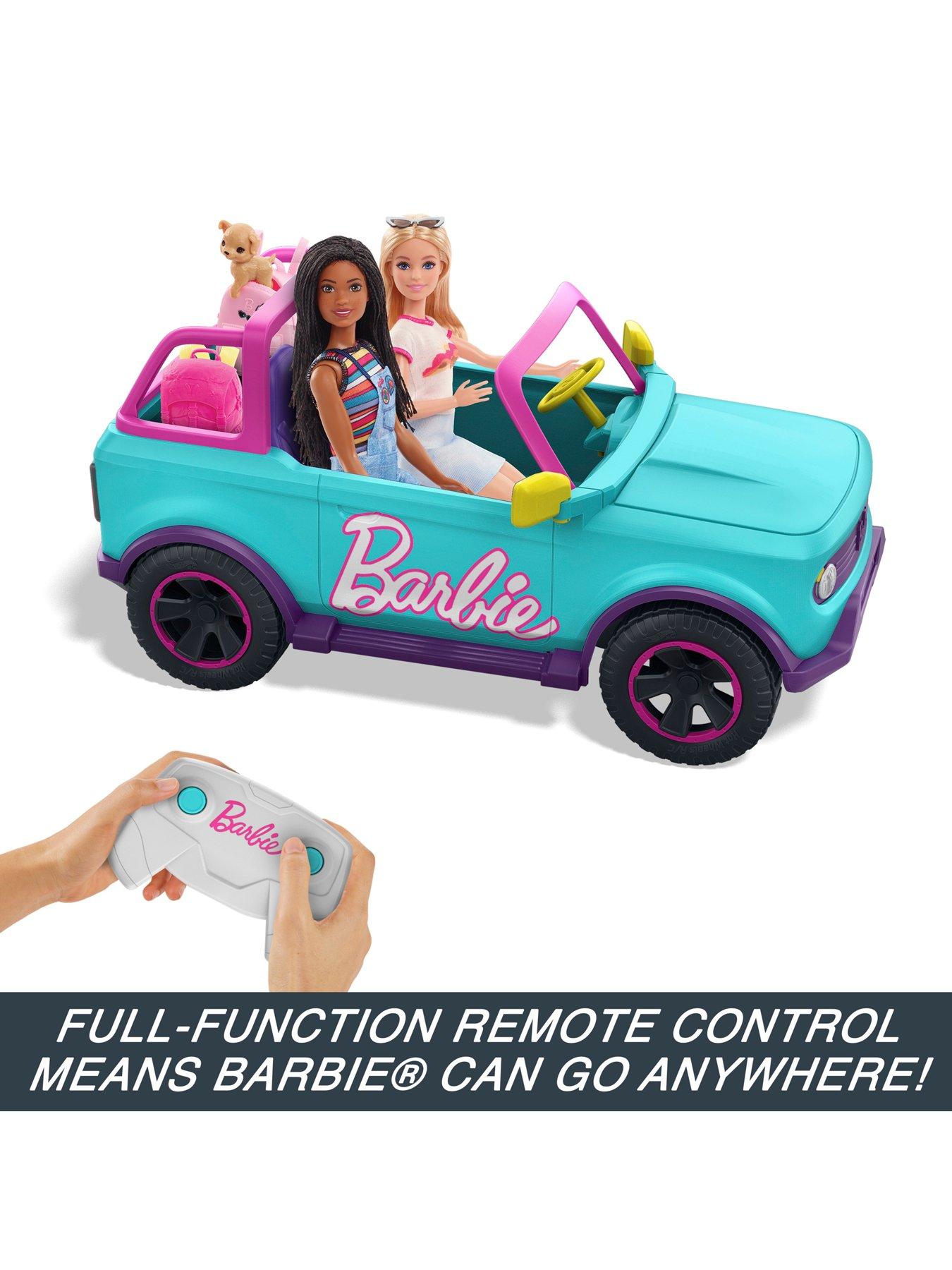 Barbie Remote Control SUV Stickers, Battery-Powered Toy Truck