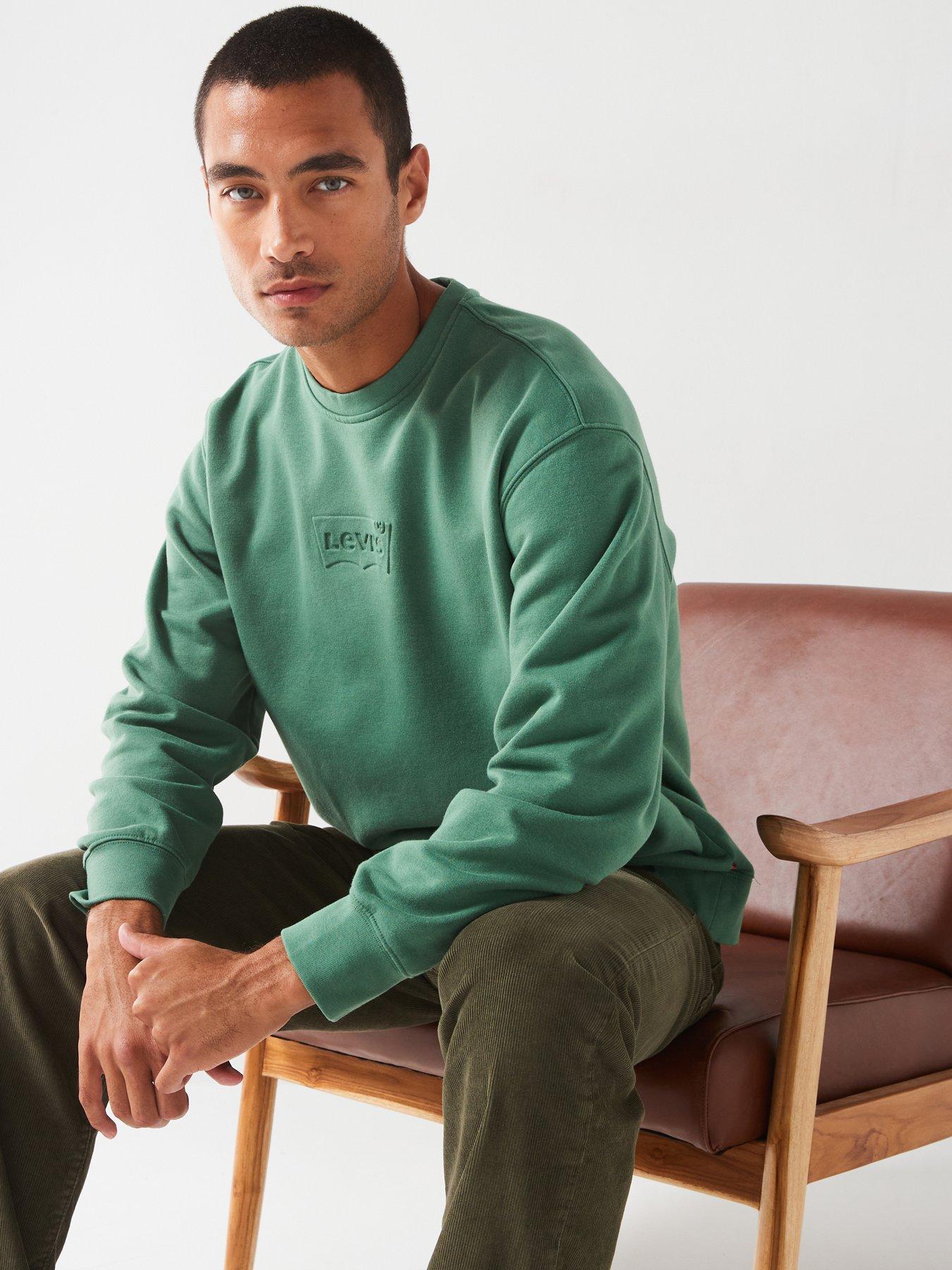 levis-levis-relaxed-tonal-graphic-crew-sweat-top-greendetail