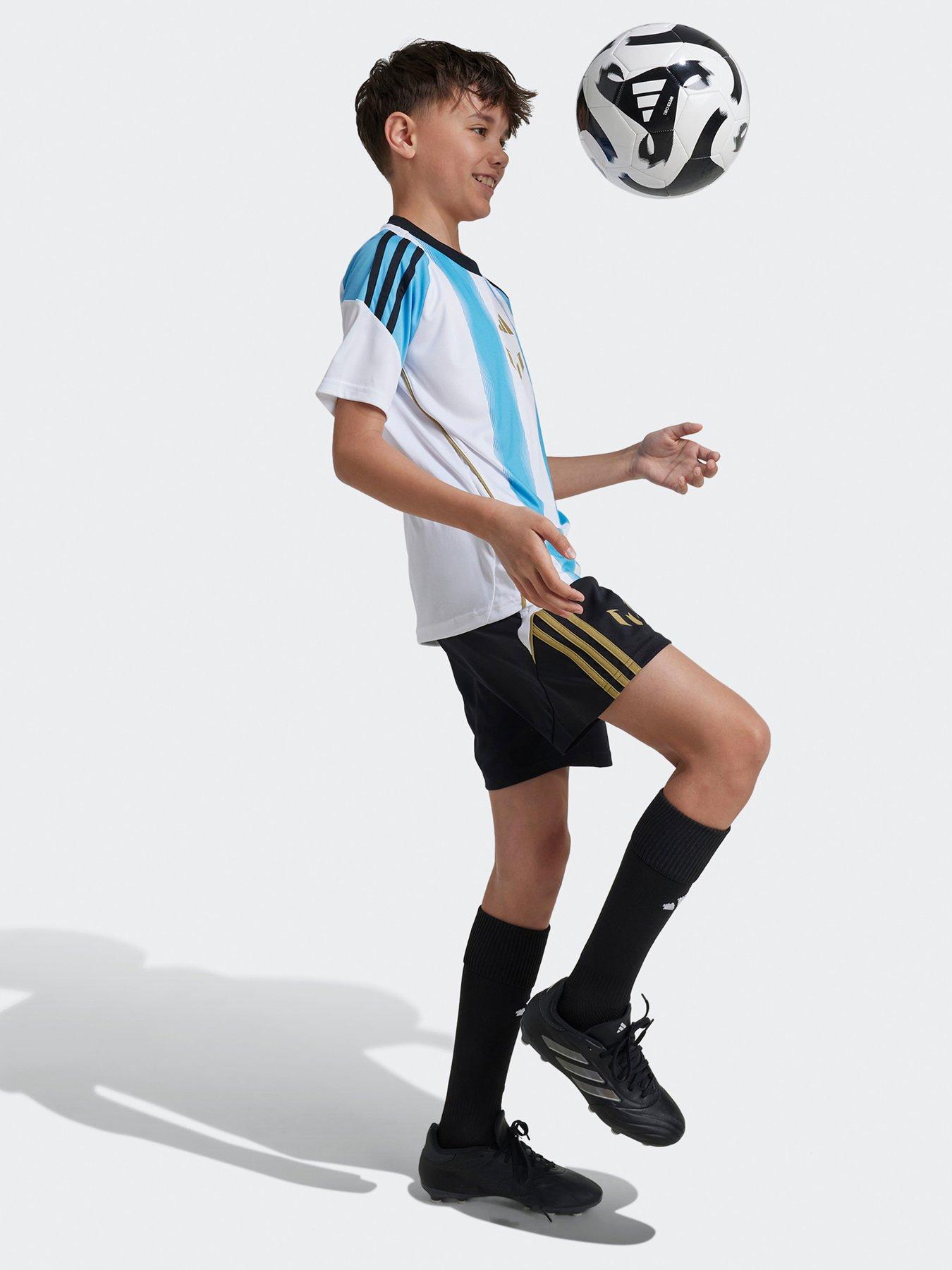 adidas-youth-messi-3-stripe-short-blackstillFront